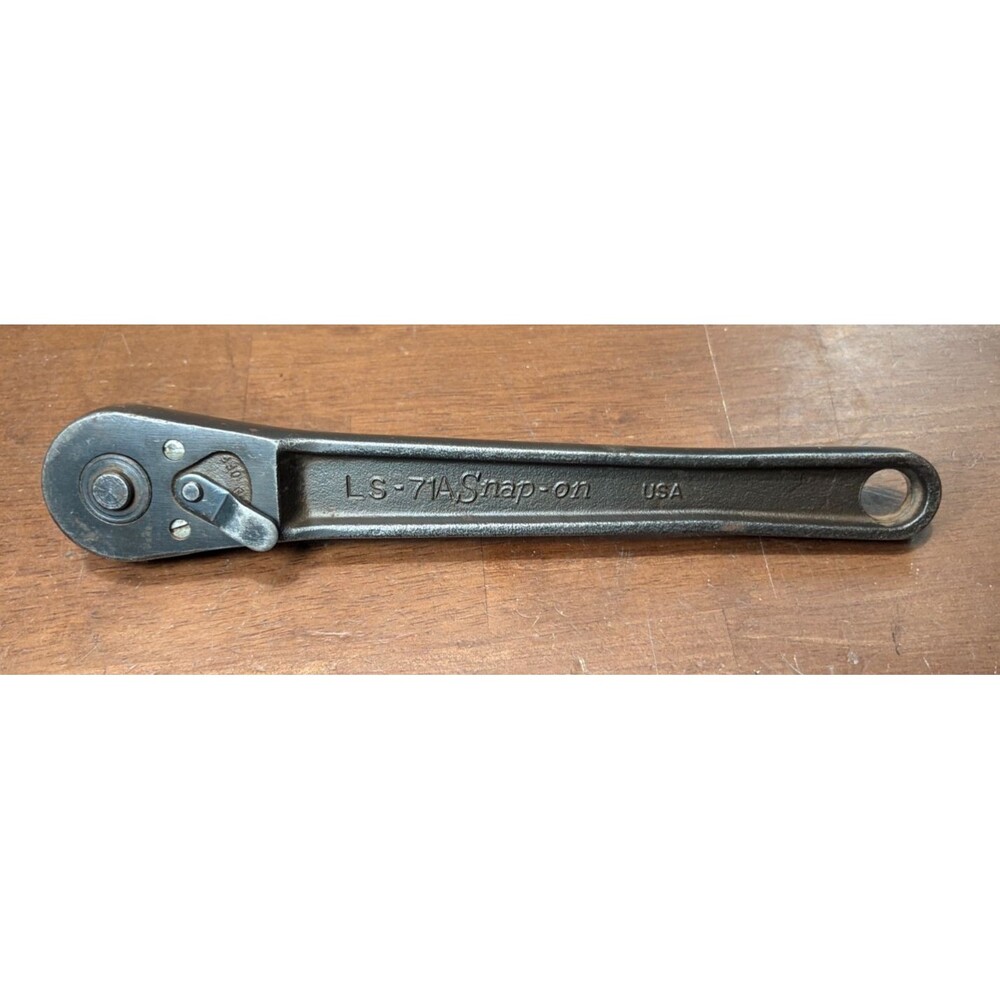 Vtg Snap-on Tools No LS-71A Quick Release Ratchet 1/2” Drive USA